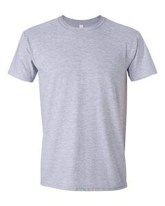 Gildan 64000 - T-Shirt Ring Spun For Men Sport Grey