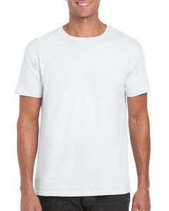 Gildan 64000 - T-Shirt Ring Spun For Men White