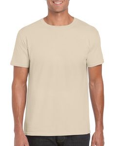 Gildan 64000 - T-Shirt Ring Spun For Men Sand