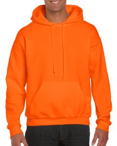 Gildan 12500 - HOODED SWEATSHIRT 15.5 0z. Safety Orange