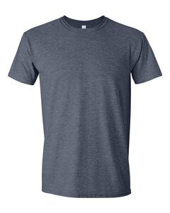 Gildan 64000 - T-Shirt Ring Spun For Men Heather Navy