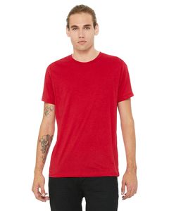 Bella+Canvas 3650 - Unisex Poly-Cotton Short-Sleeve T-Shirt Red