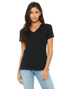 Bella+Canvas 6405 - Missy Jersey Short-Sleeve V-Neck T-Shirt Black