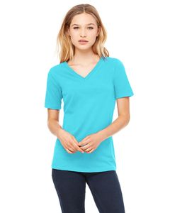 Bella+Canvas 6405 - Missy Jersey Short-Sleeve V-Neck T-Shirt Turquoise