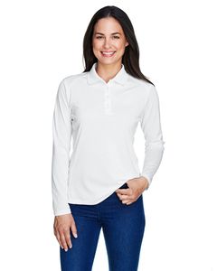 Ash City Extreme 75111 - Armour Ladies' Eperformance™ Snag Protection Long Sleeves Polo  White