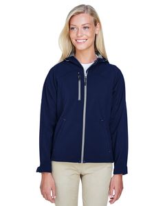 Ash City North End 78166 - Prospect Ladies' Soft Shell Jacket With Hood Classic Navy