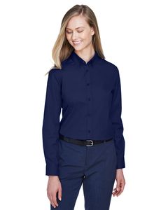 Ash City Core 365 78193 - Operate Core 365™ Ladies' Long Sleeve Twill Shirts Classic Navy