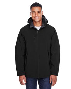 Ash City North End 88159 - Glacier Men's Insulated Soft Shell Jacket With Detachable Hood Black