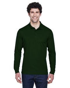 Ash City Core 365 88192 - Pinnacle Core 365™ Men's Performance Long Sleeve Pique Polos Forest Green