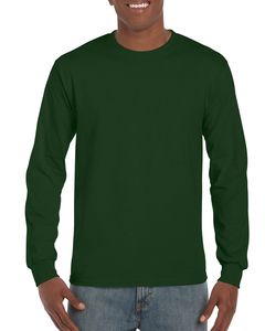 Gildan G240 - Ultra Cotton® 6 oz. Long-Sleeve T-Shirt (2400) Forest Green