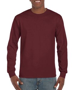 Gildan G240 - Ultra Cotton® 6 oz. Long-Sleeve T-Shirt (2400) Maroon