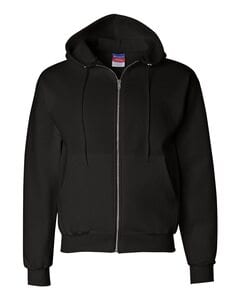 Champion S800 - Eco Full-Zip Hooded Sweatshirt Black