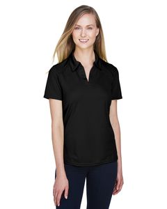 Ash City North End 78632 - Ladies' Recycled Polyester Performance Pique Polo Black