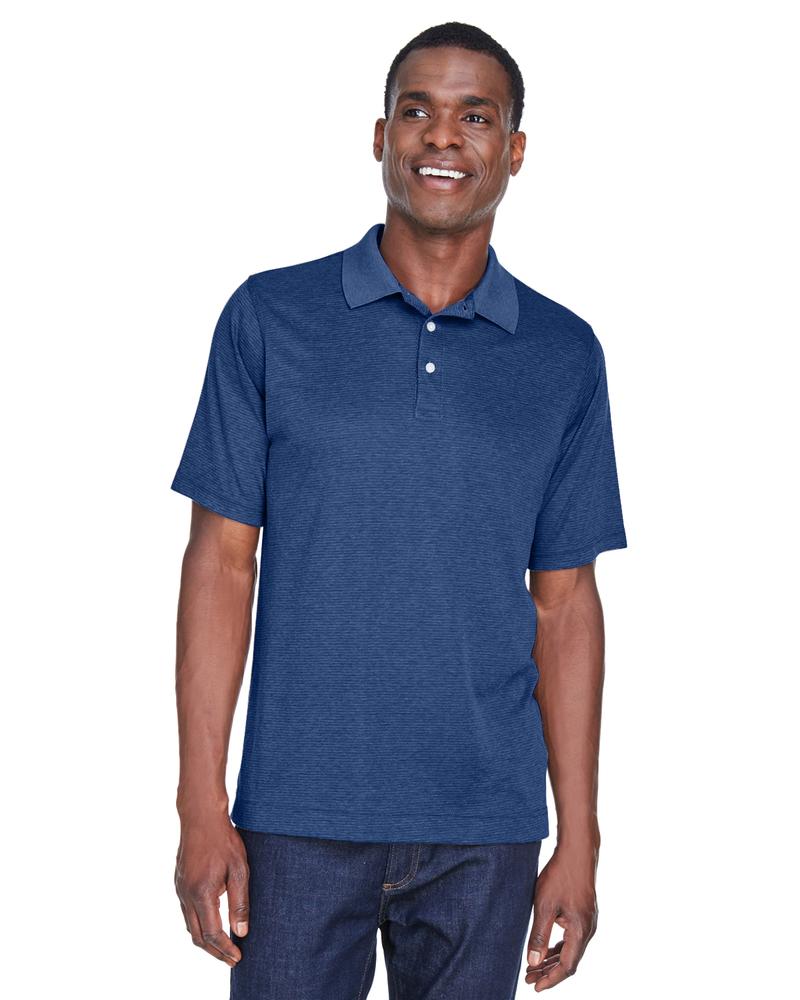 Devon & Jones DG210 - Pima-Tech Men's Jet Pique Heather Polo