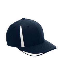 Flexfit ATB102 - for Team 365 Pro Performance Front Sweep Cap Sp Dk Navy/Wht