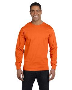 Gildan G840 - DryBlend® 5.5 oz., 50/50 Long-Sleeve T-Shirt Orange