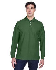 Devon & Jones D110 - Mens Pima Piqué Long-Sleeve Polo