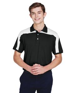 Team 365 TT22 - Men's Victor Performance Polo Black