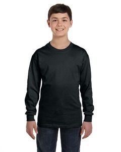 Gildan G540B - Wholesale Youth 5.3 oz. Long-Sleeve T-Shirt Black