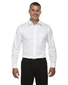 Devon & Jones DG530T - Men's Tall Crown Collection Solid Long-Sleeve Stretch Twill White
