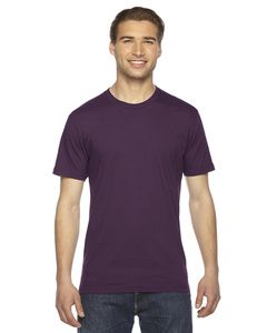 American Apparel 2001 - Unisex Fine Jersey Short-Sleeve T-Shirt Dark Purple