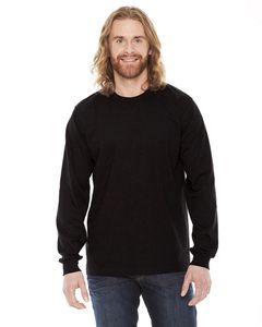 American Apparel 2007 - Unisex Fine Jersey Long-Sleeve T-Shirt Black