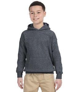 Gildan 18500B - Heavy Blend™ Youth Hooded Sweatshirt Dark Heather