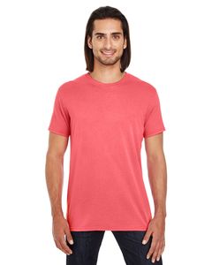Threadfast 130A - Unisex Pigment Dye Short-Sleeve T-Shirt Red