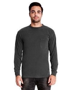 Next Level 7451 - Adult Inspired Dye Long Sleeve Crew with Pocket