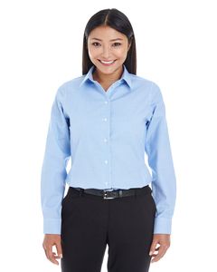 Devon & Jones DG532W - Ladies Crown Collection Royal Dobby Shirt French Blue