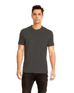 Next Level 6410 - Premium Fitted Sueded Crew Heather Charcoal