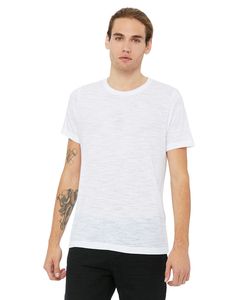 Bella+Canvas 3650 - Unisex Poly-Cotton Short-Sleeve T-Shirt White Slub