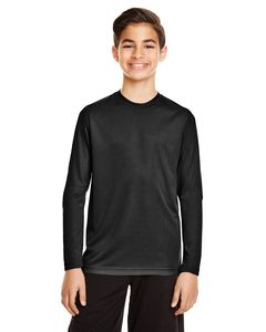 Team 365 TT11YL - Youth Zone Performance Long-Sleeve T-Shirt Black