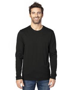 Threadfast 100LS - Unisex Ultimate Long-Sleeve T-Shirt Black