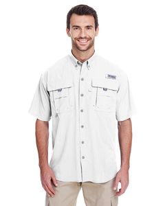Columbia 7047 - Men's Bahama II Short-Sleeve Shirt White
