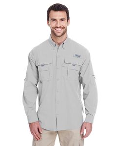 Columbia 7048 - Men's Bahama II Long-Sleeve Shirt Cool Grey