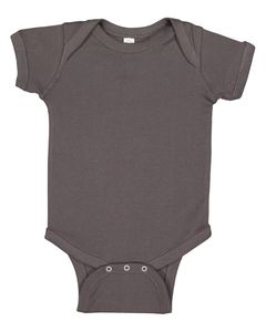 Rabbit Skins 4400 - Infant 5 oz. Baby Rib Lap Shoulder Bodysuit