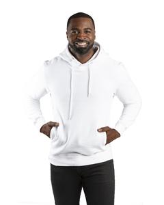 Threadfast 320H - Unisex Ultimate Fleece Pullover Hooded Sweatshirt White