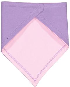 Rabbit Skins RS1012 - Infant Premium Jersey Bandana Bib Lavender/Pink