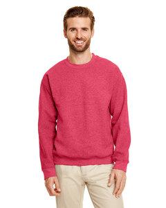 Gildan 18000 - Heavy Blend™ Crewneck Sweatshirt Heather Sport Scarlet Red