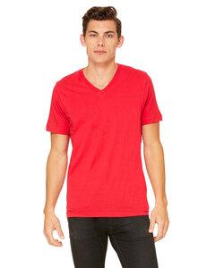 Bella B3005 - Delancey V-Neck T-Shirt Red