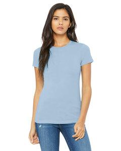Bella B6004 - Ring Spun T-shirt for Women Baby Blue