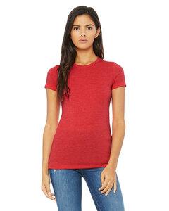Bella B6004 - Ring Spun T-shirt for Women Heather Red