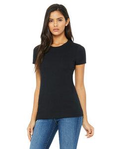 Bella B6004 - Ring Spun T-shirt for Women Solid Black Blend