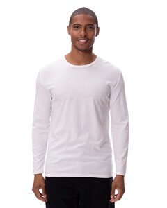 Threadfast 180LS - Unisex Ultimate Long-Sleeve T-Shirt White