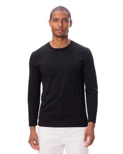 Threadfast 180LS - Unisex Ultimate Long-Sleeve T-Shirt Black