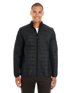 Core365 CE700T - Men's Tall Prevail Packable Puffer Black
