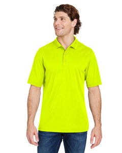 Core365 CE104 - Men's Market Snag Protect Mesh Polo Safety Yellow