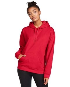 Gildan SF500 - Adult Softstyle® Fleece Pullover Hooded Sweatshirt Red