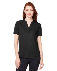 North End NE102W - Ladies Replay Recycled Polo Black